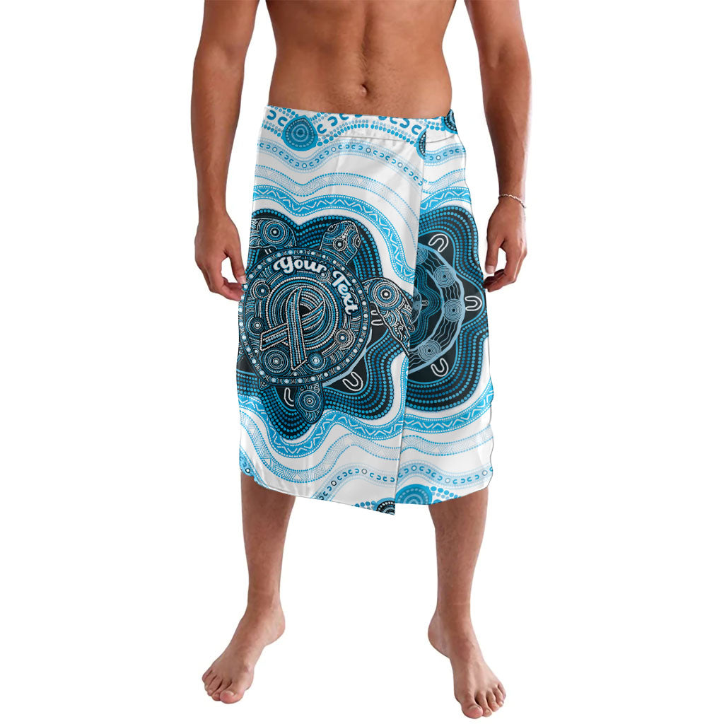 Personalised Prostate Cancer Awareness Month Lavalava Warrior Ribbon Turtle Dot Art Pattern