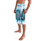 Personalised Prostate Cancer Awareness Month Lavalava Warrior Ribbon Turtle Dot Art Pattern