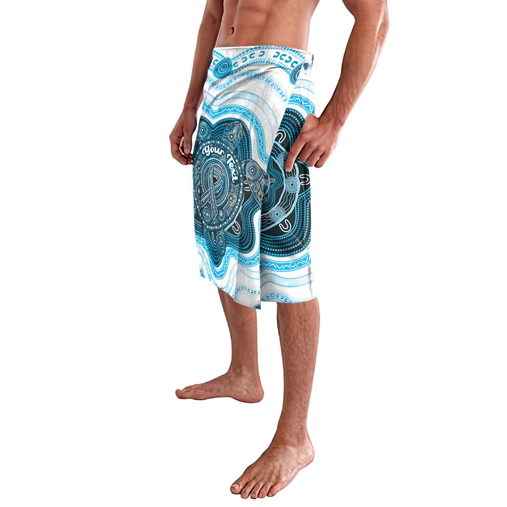 Personalised Prostate Cancer Awareness Month Lavalava Warrior Ribbon Turtle Dot Art Pattern