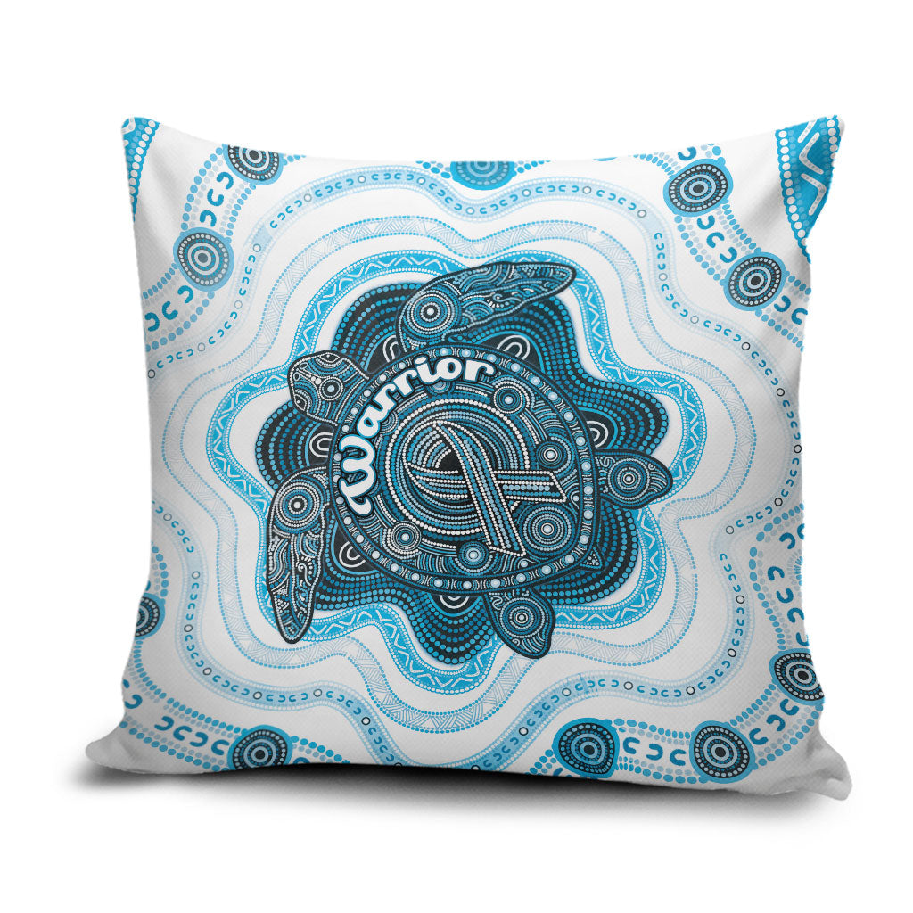 Prostate Cancer Awareness Month Pillow Cover Warrior Ribbon Turtle Dot Art Pattern