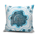 Prostate Cancer Awareness Month Pillow Cover Warrior Ribbon Turtle Dot Art Pattern
