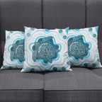 Prostate Cancer Awareness Month Pillow Cover Warrior Ribbon Turtle Dot Art Pattern