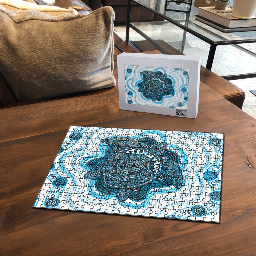Prostate Cancer Awareness Month Puzzle Warrior Ribbon Turtle Dot Art Pattern