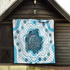 Prostate Cancer Awareness Month Quilt Warrior Ribbon Turtle Dot Art Pattern