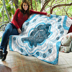 Prostate Cancer Awareness Month Quilt Warrior Ribbon Turtle Dot Art Pattern