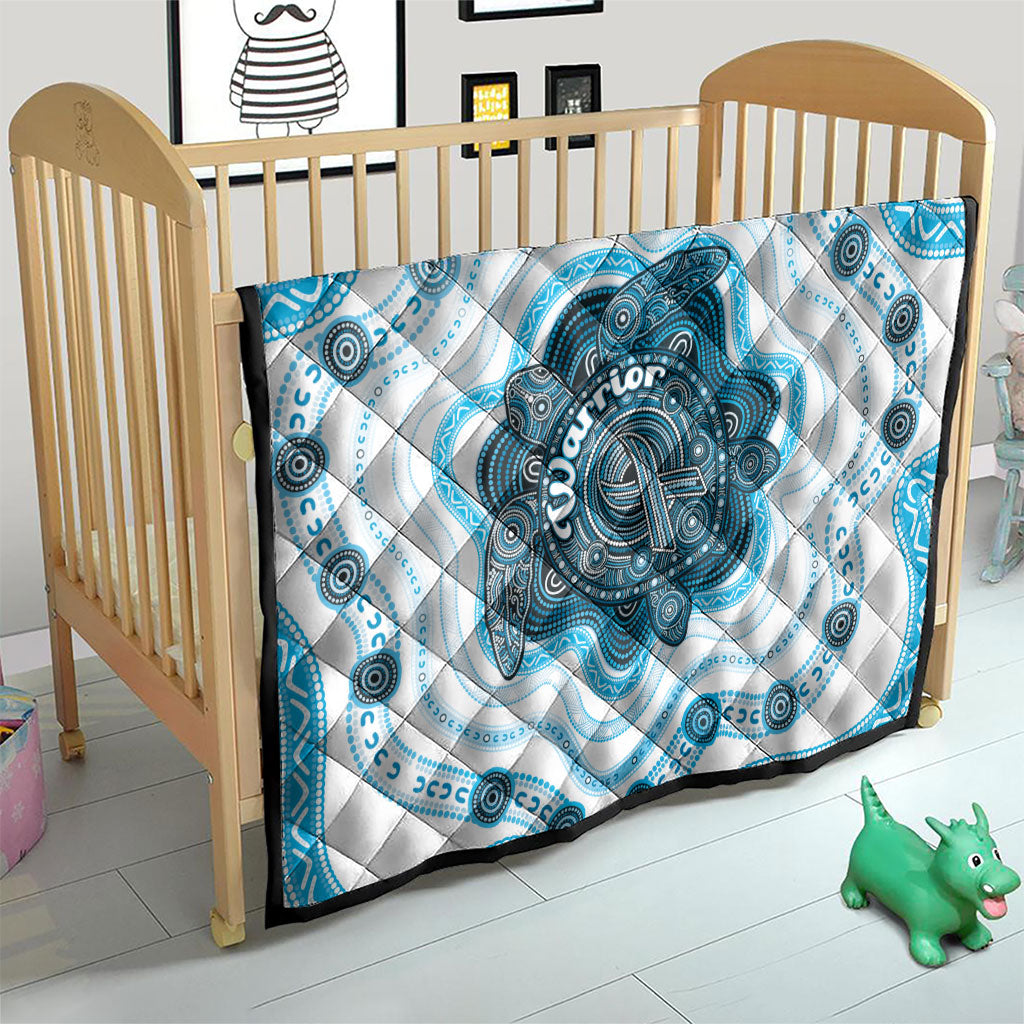 Prostate Cancer Awareness Month Quilt Warrior Ribbon Turtle Dot Art Pattern