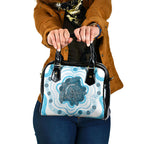 Prostate Cancer Awareness Month Shoulder Handbag Warrior Ribbon Turtle Dot Art Pattern