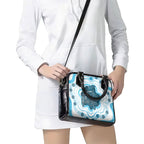 Prostate Cancer Awareness Month Shoulder Handbag Warrior Ribbon Turtle Dot Art Pattern