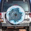 Prostate Cancer Awareness Month Spare Tire Cover Warrior Ribbon Turtle Dot Art Pattern