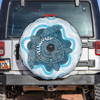 Prostate Cancer Awareness Month Spare Tire Cover Warrior Ribbon Turtle Dot Art Pattern