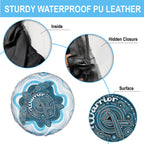 Prostate Cancer Awareness Month Spare Tire Cover Warrior Ribbon Turtle Dot Art Pattern