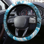 Prostate Cancer Awareness Month Steering Wheel Cover Warrior Ribbon Turtle Dot Art Pattern