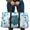 Prostate Cancer Awareness Month Travel Bag Warrior Ribbon Turtle Dot Art Pattern