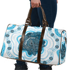 Prostate Cancer Awareness Month Travel Bag Warrior Ribbon Turtle Dot Art Pattern