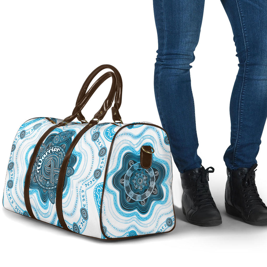 Prostate Cancer Awareness Month Travel Bag Warrior Ribbon Turtle Dot Art Pattern