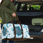 Prostate Cancer Awareness Month Travel Bag Warrior Ribbon Turtle Dot Art Pattern