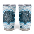 Personalised Prostate Cancer Awareness Month Tumbler Cup Warrior Ribbon Turtle Dot Art Pattern