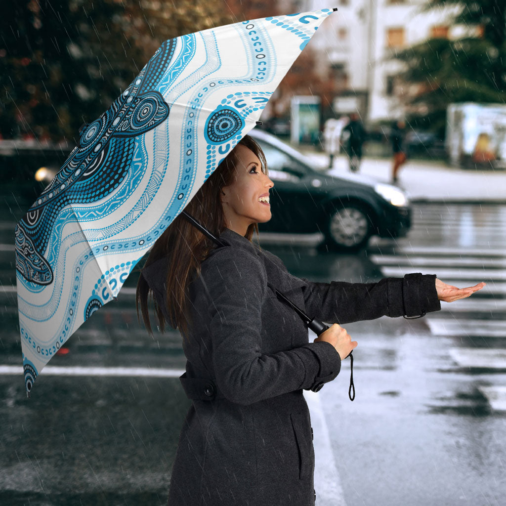 Prostate Cancer Awareness Month Umbrella Warrior Ribbon Turtle Dot Art Pattern