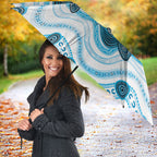 Prostate Cancer Awareness Month Umbrella Warrior Ribbon Turtle Dot Art Pattern
