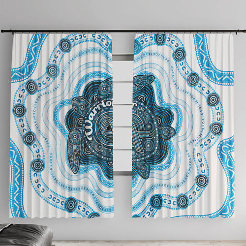 Prostate Cancer Awareness Month Window Curtain Warrior Ribbon Turtle Dot Art Pattern