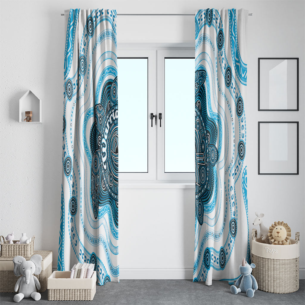 Prostate Cancer Awareness Month Window Curtain Warrior Ribbon Turtle Dot Art Pattern