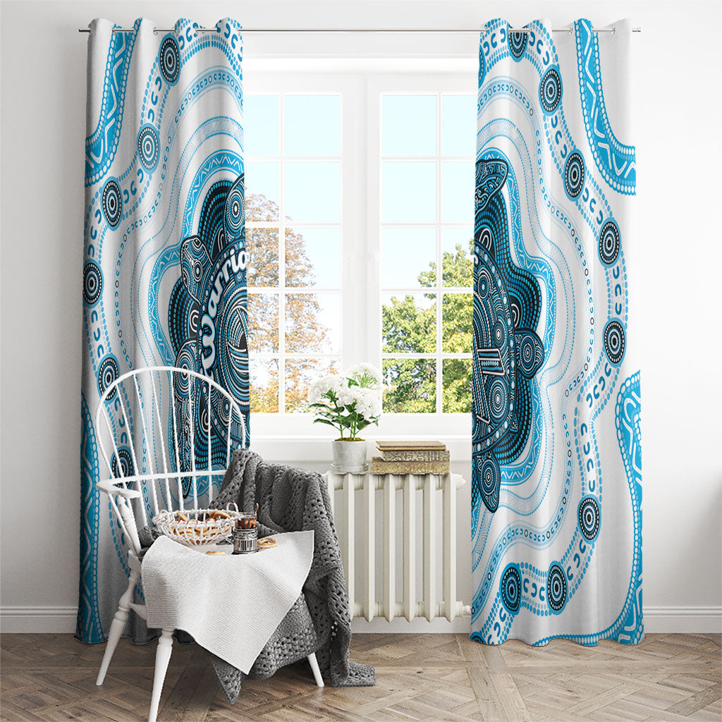 Prostate Cancer Awareness Month Window Curtain Warrior Ribbon Turtle Dot Art Pattern