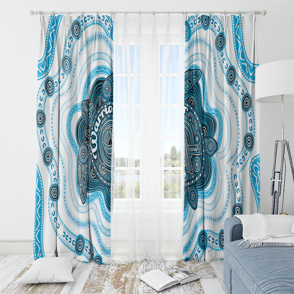 Prostate Cancer Awareness Month Window Curtain Warrior Ribbon Turtle Dot Art Pattern