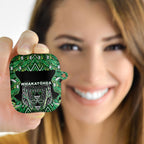 Aotearoa Whakatohea AirPods Case Maori Tribal Green Abalone Paua Shell Pattern