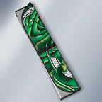 Aotearoa Whakatohea Auto Sun Shade Maori Tribal Green Abalone Paua Shell Pattern