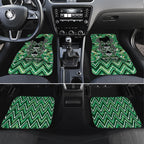 Aotearoa Whakatohea Car Mats Maori Tribal Green Abalone Paua Shell Pattern