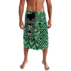 Aotearoa Whakatohea Lavalava Maori Tribal Green Abalone Paua Shell Pattern