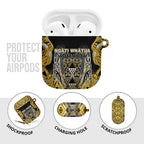 Aotearoa Ngati Whatua AirPods Case Maori Tribal Gold Paua Shell Pattern
