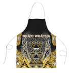 Aotearoa Ngati Whatua Apron Maori Tribal Gold Paua Shell Pattern