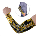 Aotearoa Ngati Whatua Arm Sleeves Maori Tribal Gold Paua Shell Pattern