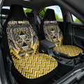 Aotearoa Ngati Whatua Car Seat Cover Maori Tribal Gold Paua Shell Pattern