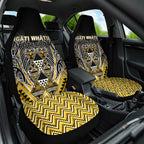 Aotearoa Ngati Whatua Car Seat Cover Maori Tribal Gold Paua Shell Pattern