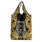 Aotearoa Ngati Whatua Grocery Bag Maori Tribal Gold Paua Shell Pattern