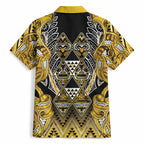 Aotearoa Ngati Whatua Hawaiian Shirt Maori Tribal Gold Paua Shell Pattern