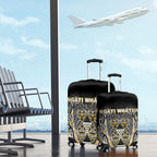 Aotearoa Ngati Whatua Luggage Cover Maori Tribal Gold Paua Shell Pattern
