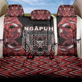 Aotearoa Ngapuhi Back Car Seat Cover Maori Red Tribal Paua Shell Pattern