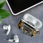 Aotearoa Waikato Tainui AirPods Case Maori Light Gold Tribal Paua Shell Pattern