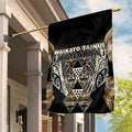 Aotearoa Waikato Tainui Garden Flag Maori Light Gold Tribal Paua Shell Pattern
