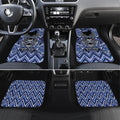 Aotearoa Ngati Kahungunu Car Mats Maori Tribal Blue Paua Shell Pattern