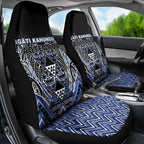 Aotearoa Ngati Kahungunu Car Seat Cover Maori Tribal Blue Paua Shell Pattern