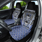Aotearoa Ngati Kahungunu Car Seat Cover Maori Tribal Blue Paua Shell Pattern