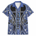 Aotearoa Ngati Kahungunu Hawaiian Shirt Maori Tribal Blue Paua Shell Pattern