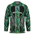 Aotearoa Ngai Tahu Hockey Jersey Maori Tribal Dark Green Paua Shell Pattern