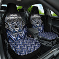 Aotearoa Tuwharetoa Car Seat Cover Maori Tribal Navy Paua Shell Pattern