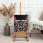Aotearoa Ngai Tuhoe Canvas Wall Art Maori Tribal Red And Green Paua Shell Pattern