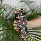 Aotearoa Ngai Tuhoe Skinny Tumbler Maori Tribal Red And Green Paua Shell Pattern
